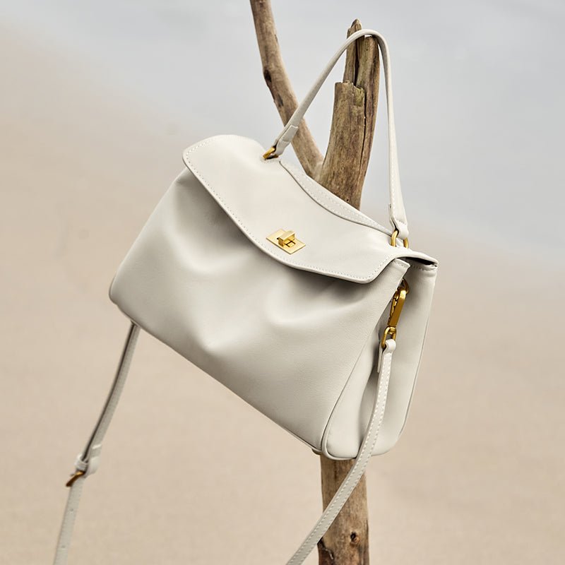 Cloud Leather Satchel Bag