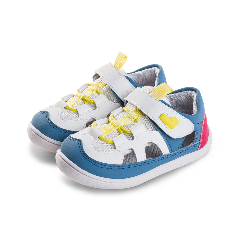cloudy baby non slip breathable soft sole walking shoes all blue 2