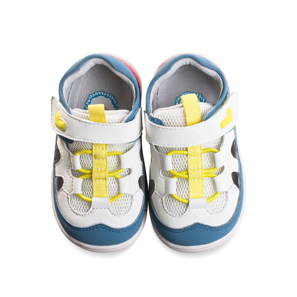 cloudy baby non slip breathable soft sole walking shoes all blue 5