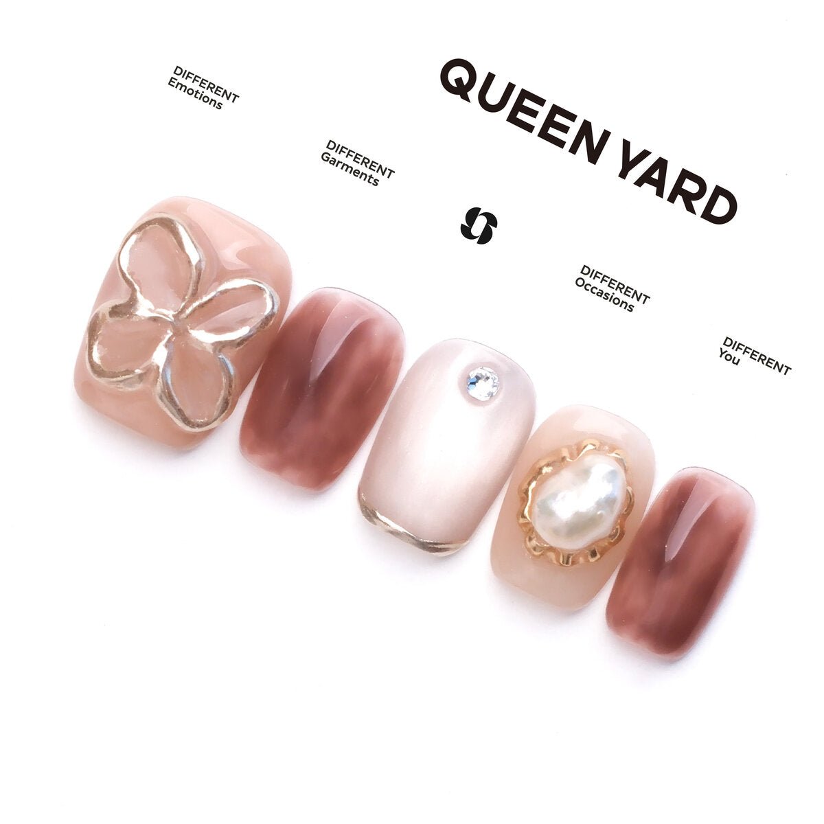 Cocoa Sugar 3D Press-On Nails