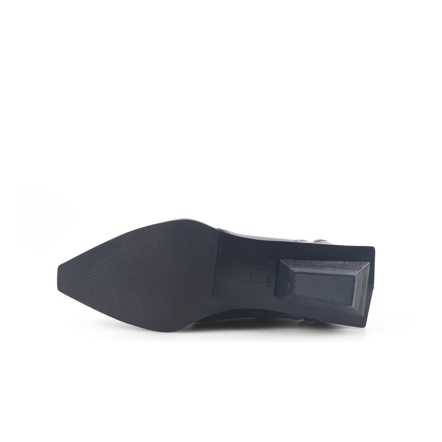 color block low heel oxford shoes all black 9