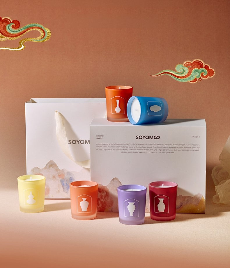 Color Collection Scented Wax Cup Gift Set (6 Packs)