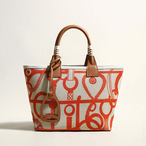 Colorful Abstract Top Handle Bag - 0cm