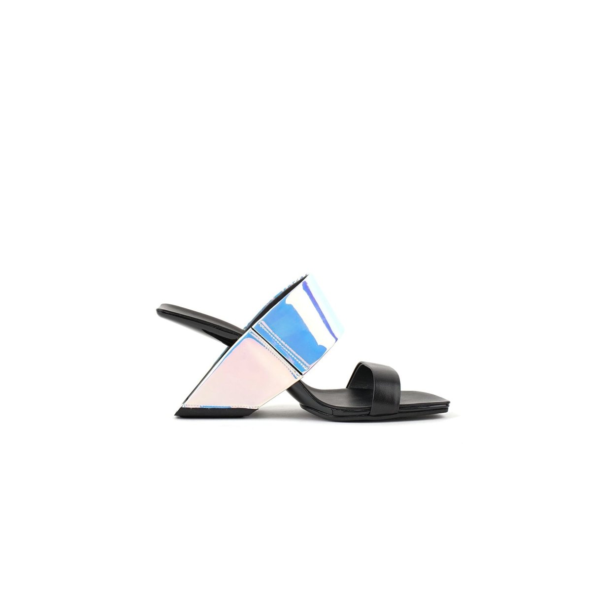 colorful slip on mules all black 3
