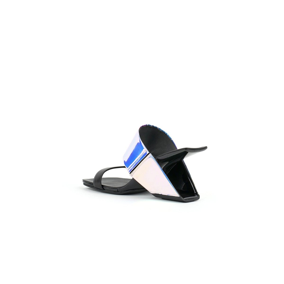 colorful slip on mules all black 4