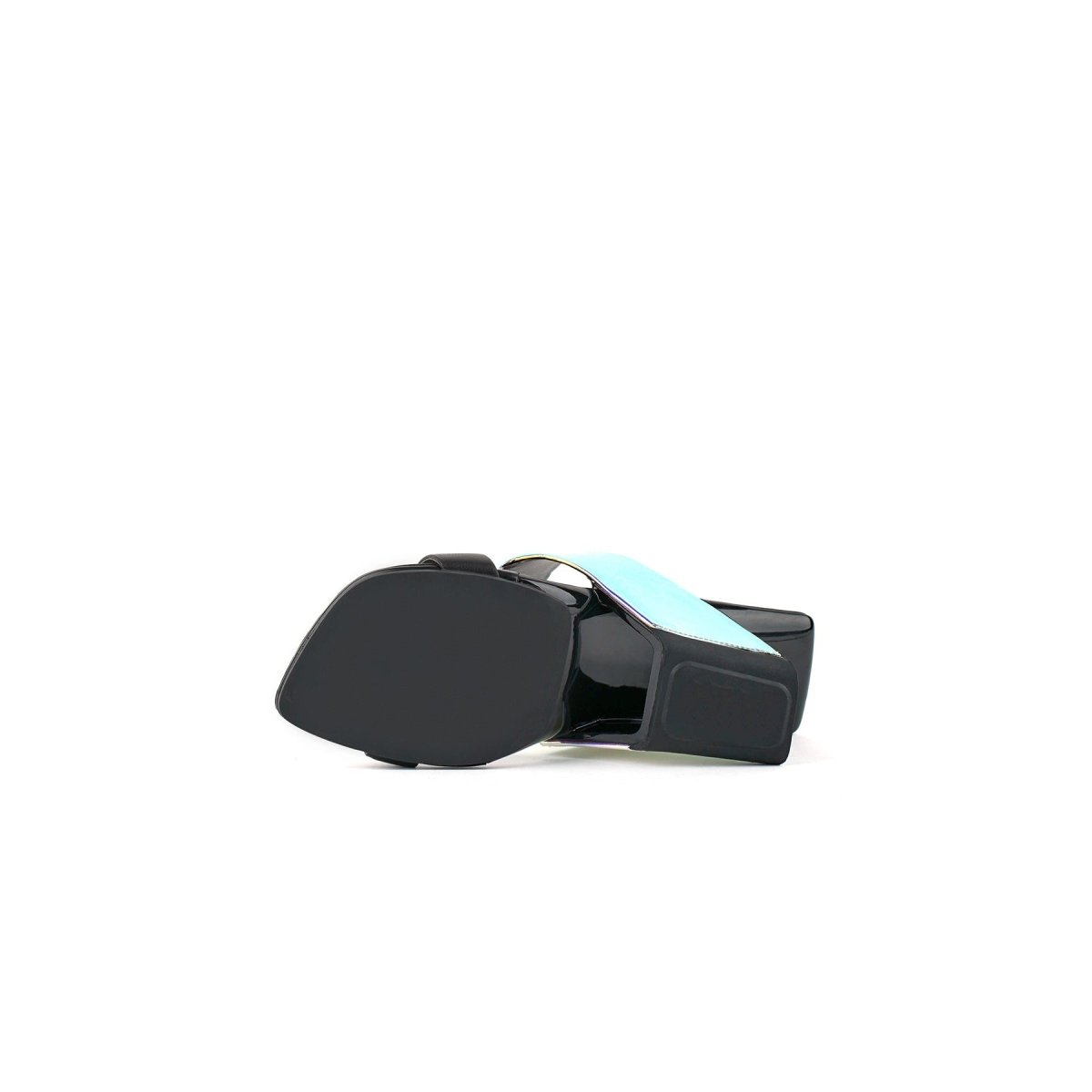 colorful slip on mules all black 5