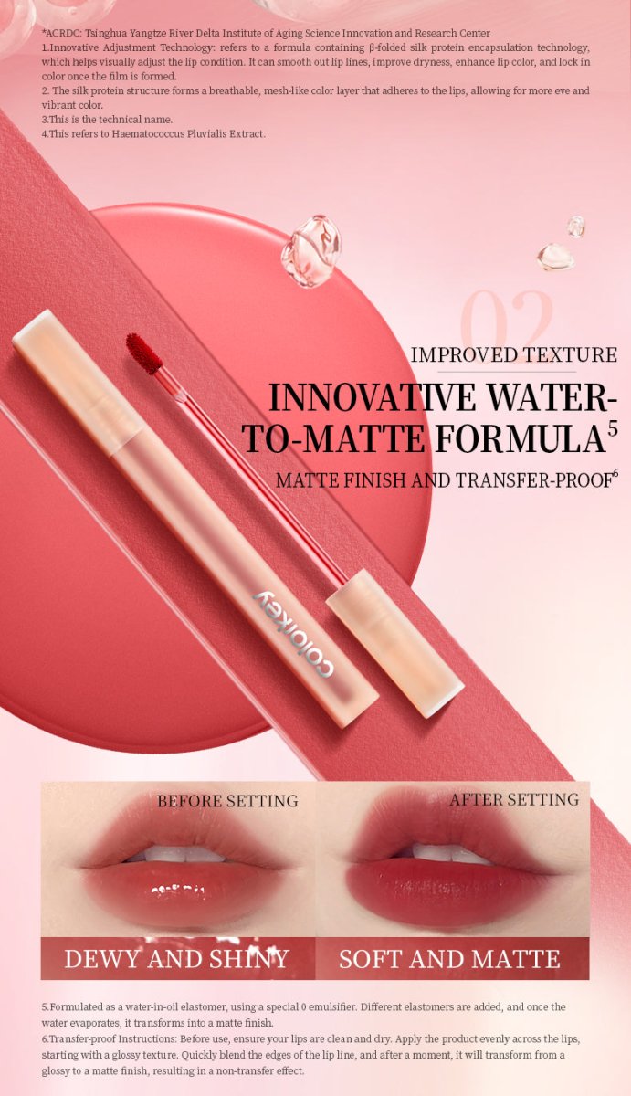 Colorkey Soft Matte Water Lip Tint