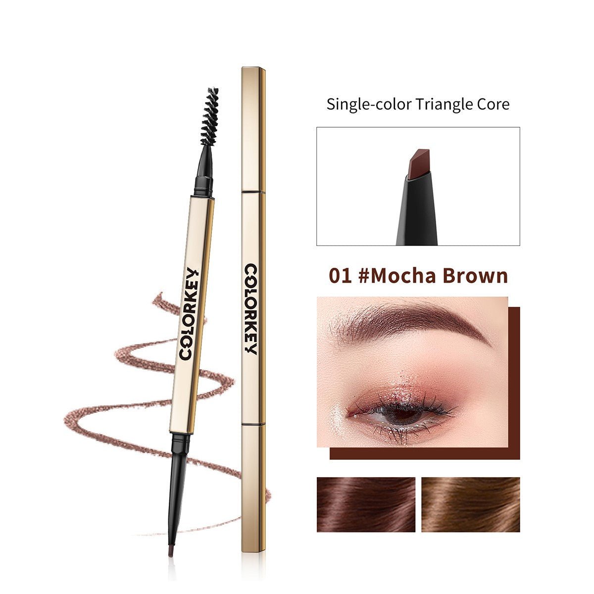 Colorkey Waterproof Dual - ended Sketch Eyebrow Pencil