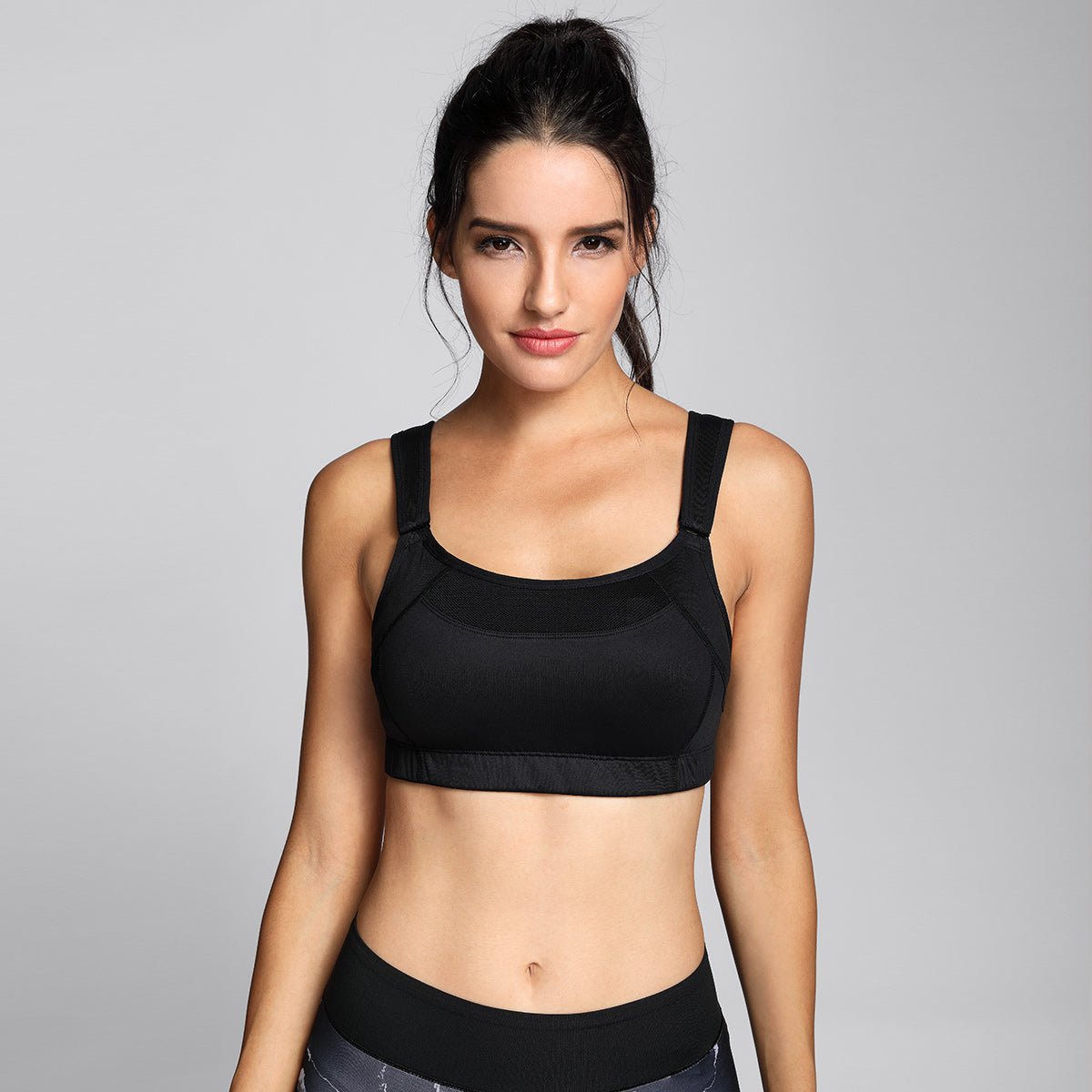 Comfortable High Impact No Bounce Workout Bra