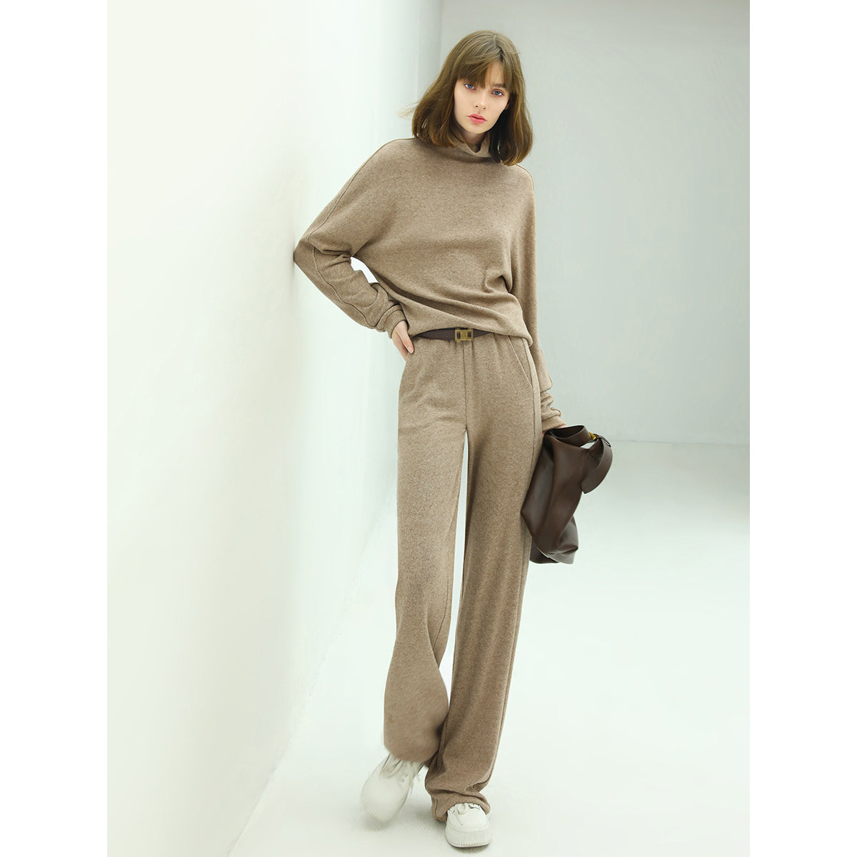 comfortable pull on lounge pants tan all tan 2