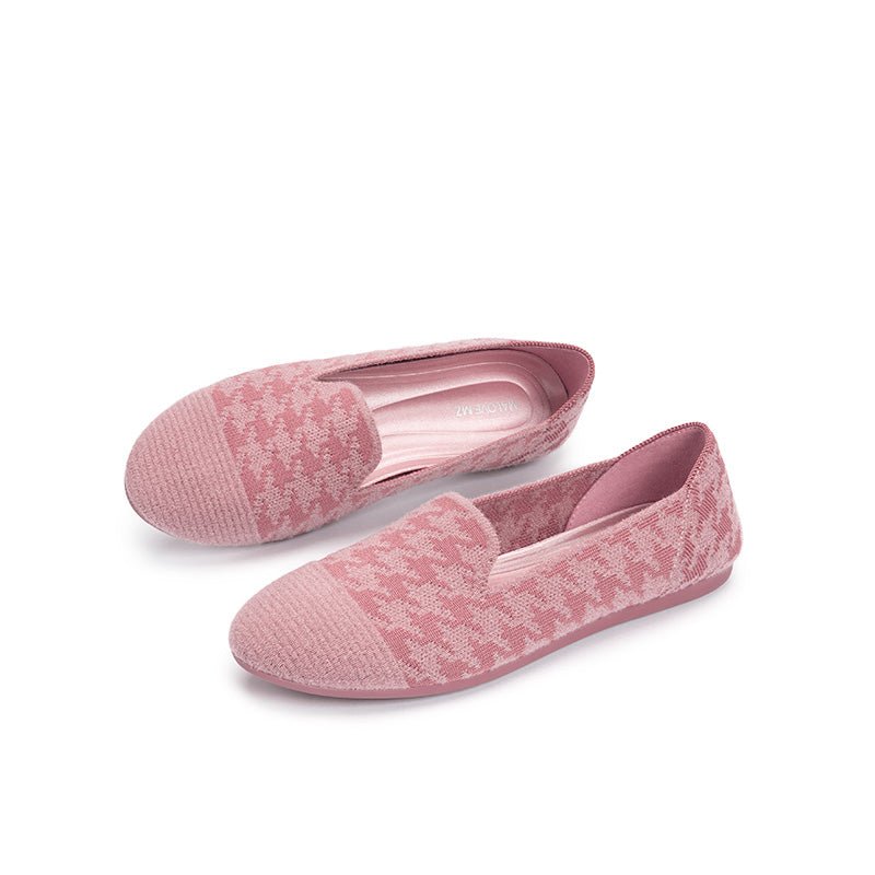 Comfortable Slip On Round Toe Flat Loafers - 0cm