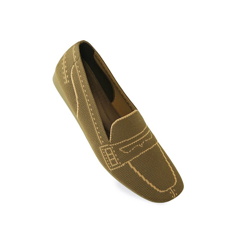 Comfortable Slip On Square Toe Loafers - 0cm