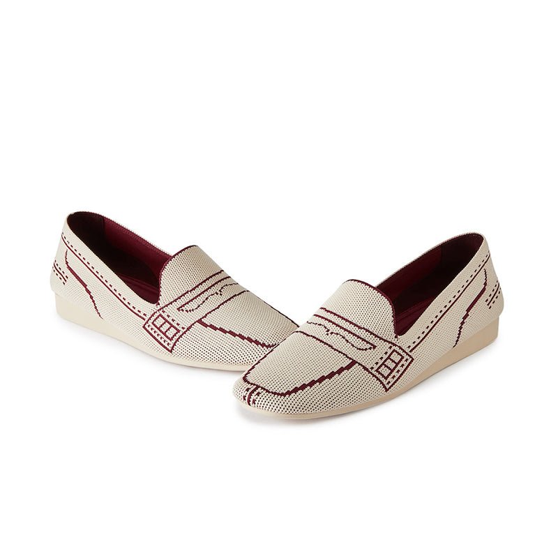 Comfortable Slip On Square Toe Loafers - 0cm