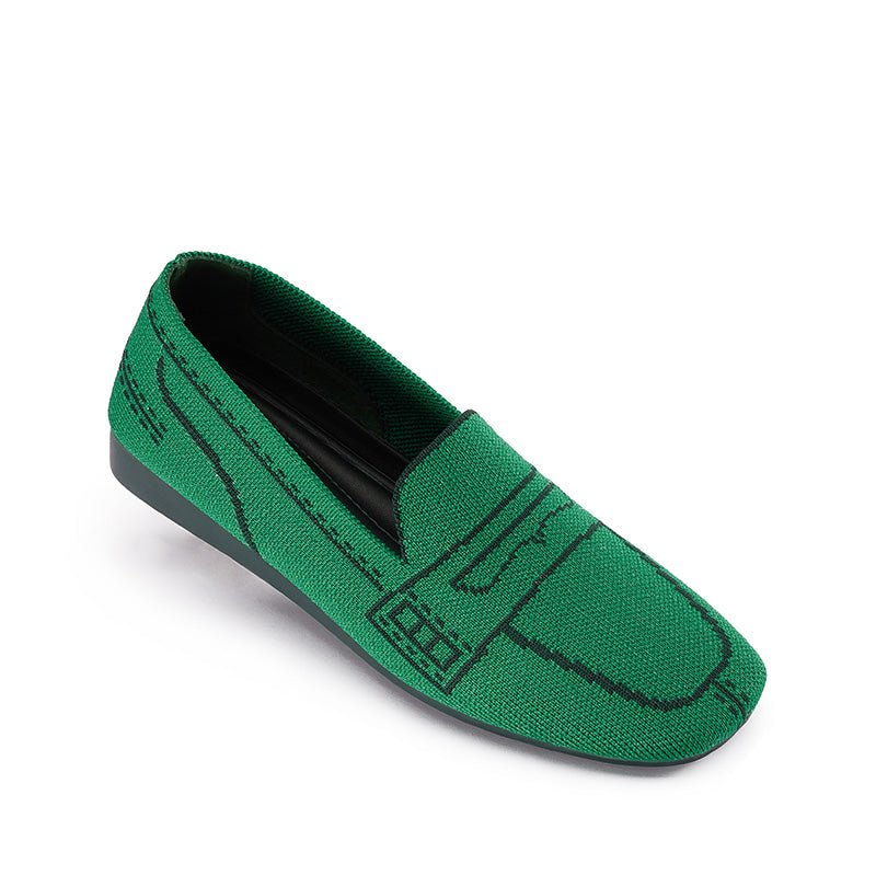 Comfortable Slip On Square Toe Loafers - 0cm
