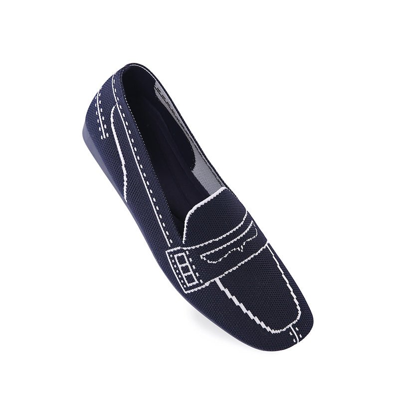 Comfortable Slip On Square Toe Loafers - 0cm