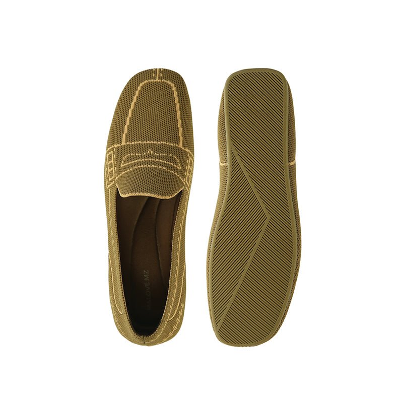 Comfortable Slip On Square Toe Loafers - 0cm