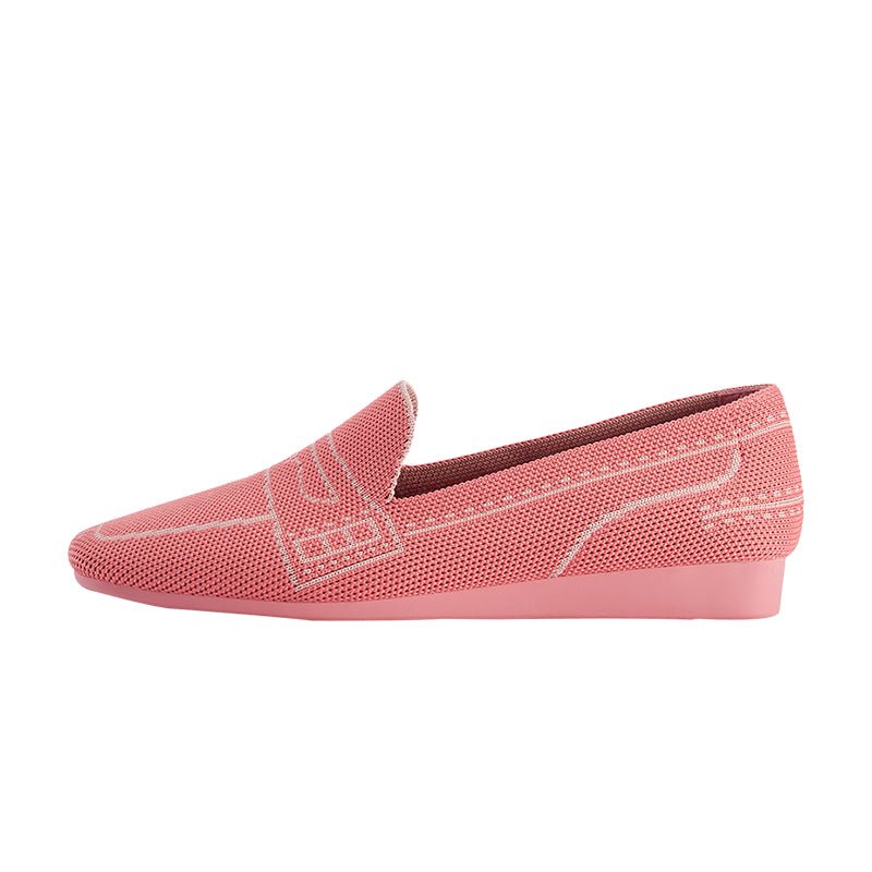 Comfortable Slip On Square Toe Loafers - 0cm