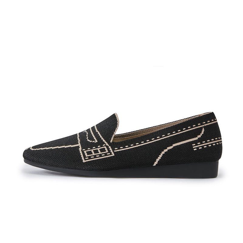 Comfortable Slip On Square Toe Loafers - 0cm