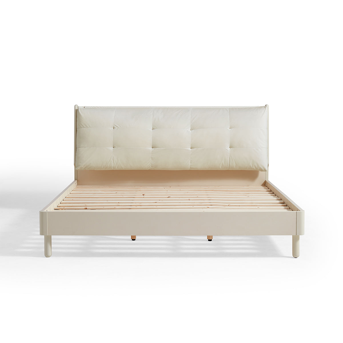 comfy master bed with mattress set all white 5