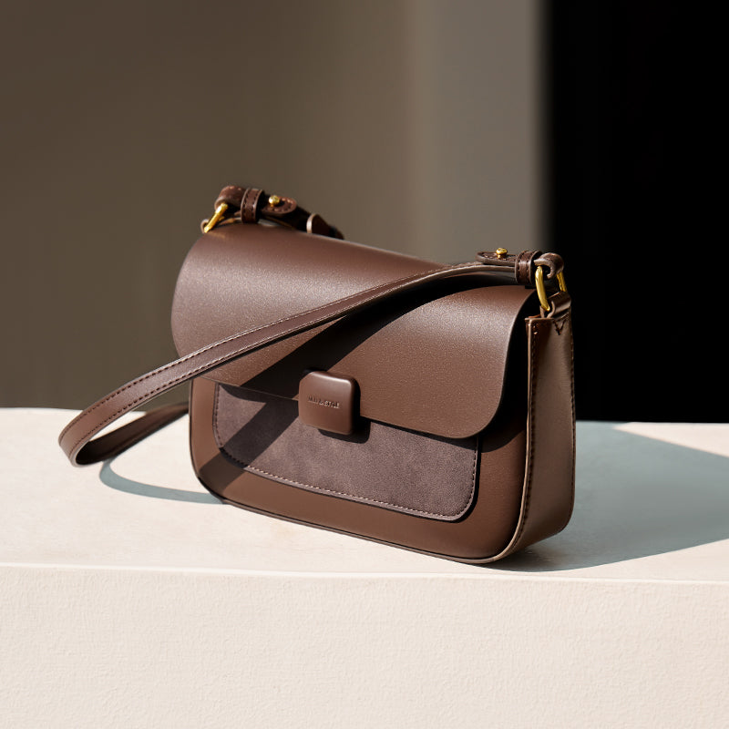 compact coffee leather box shoulder bag all 2