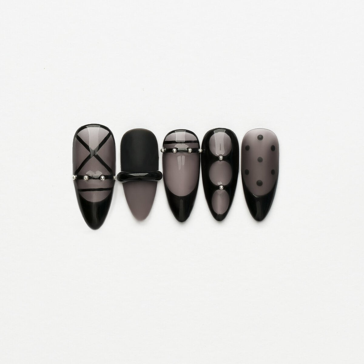Cool Black Baddie Press-On Nails