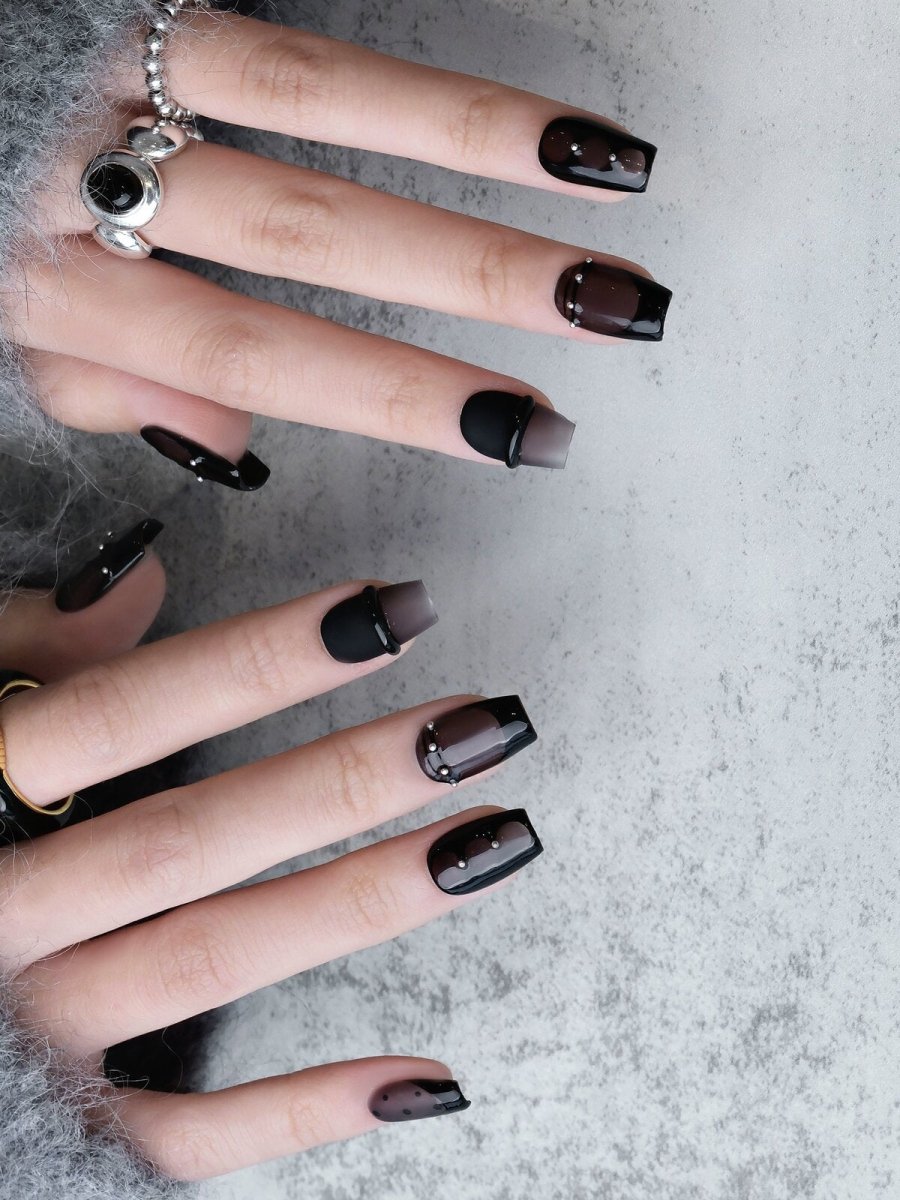 Cool Black Baddie Press-On Nails