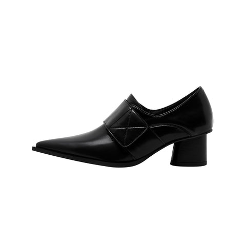 Corporate Pointed Toe Leather Loafers