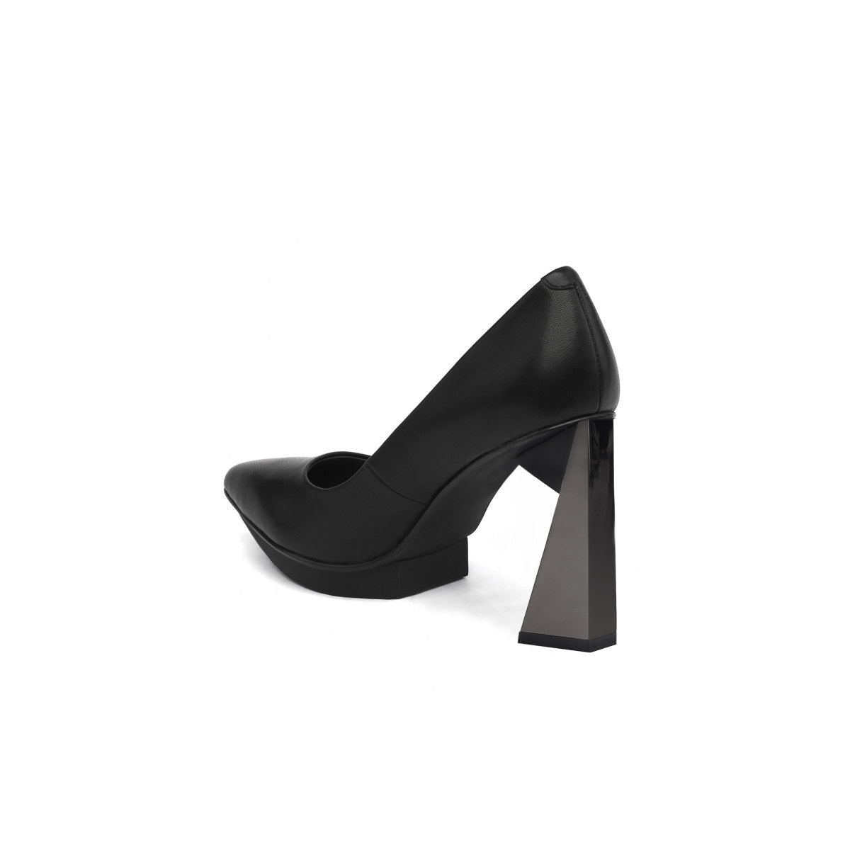 corporate pointed toe pumps all black 4