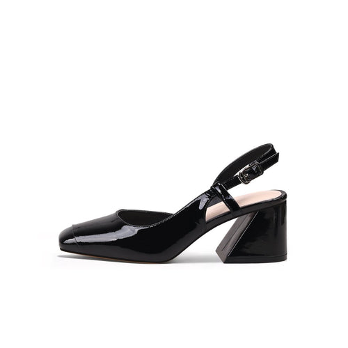 Corporate Square Toe Heels