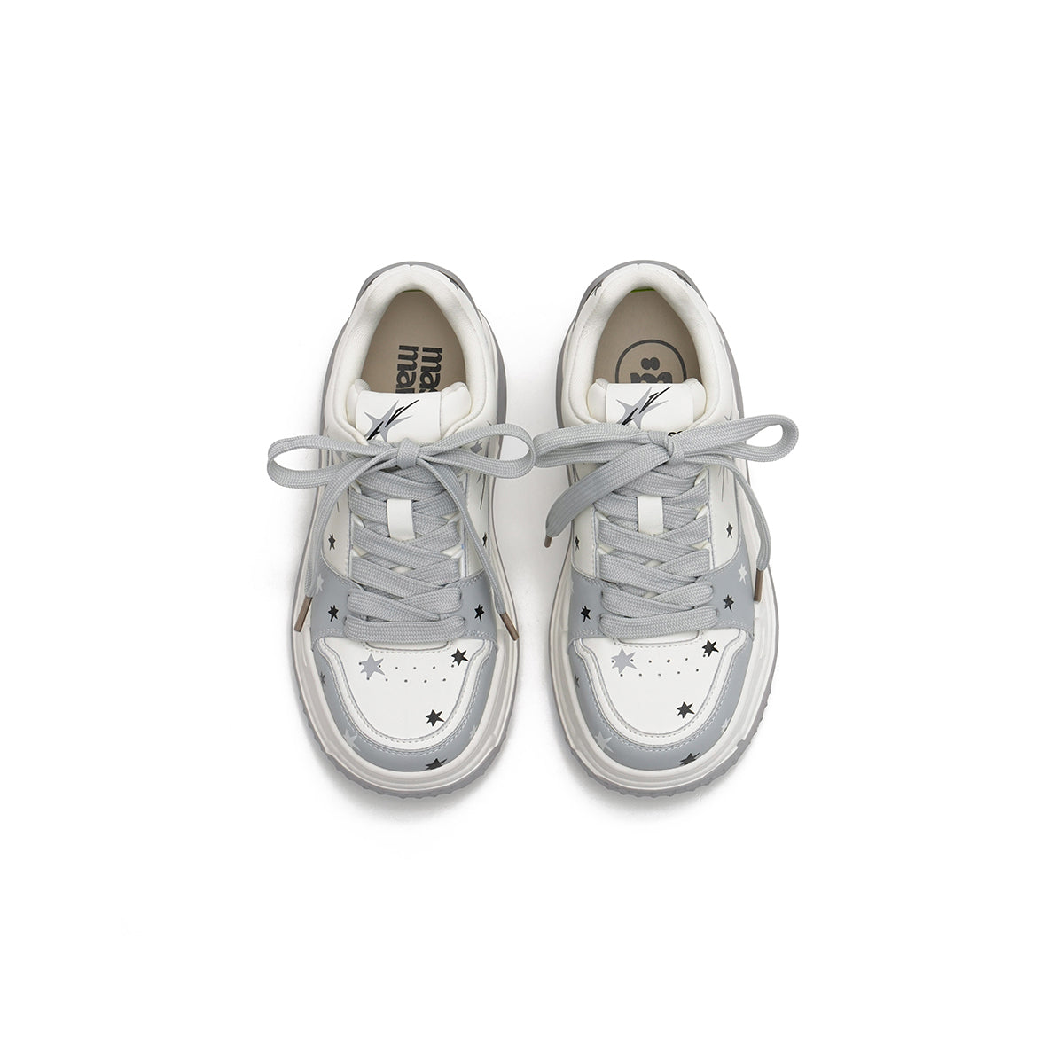 cosmic star versatile platform sneakers all grey 5