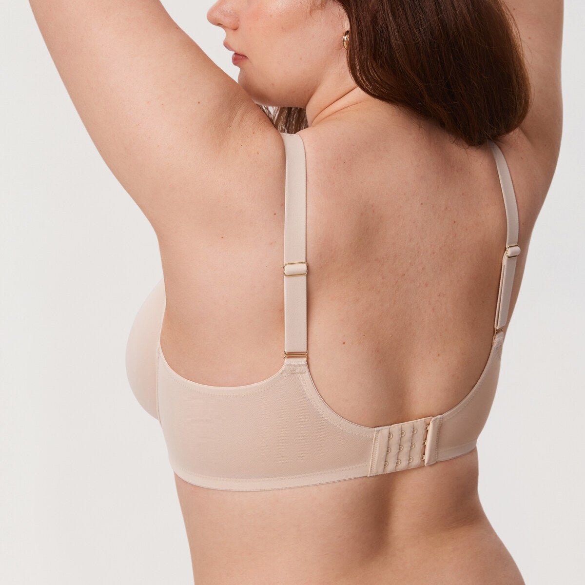 Cosnufy Sheer Mesh Balconette Underwire Full Coverage Unlined Bra
