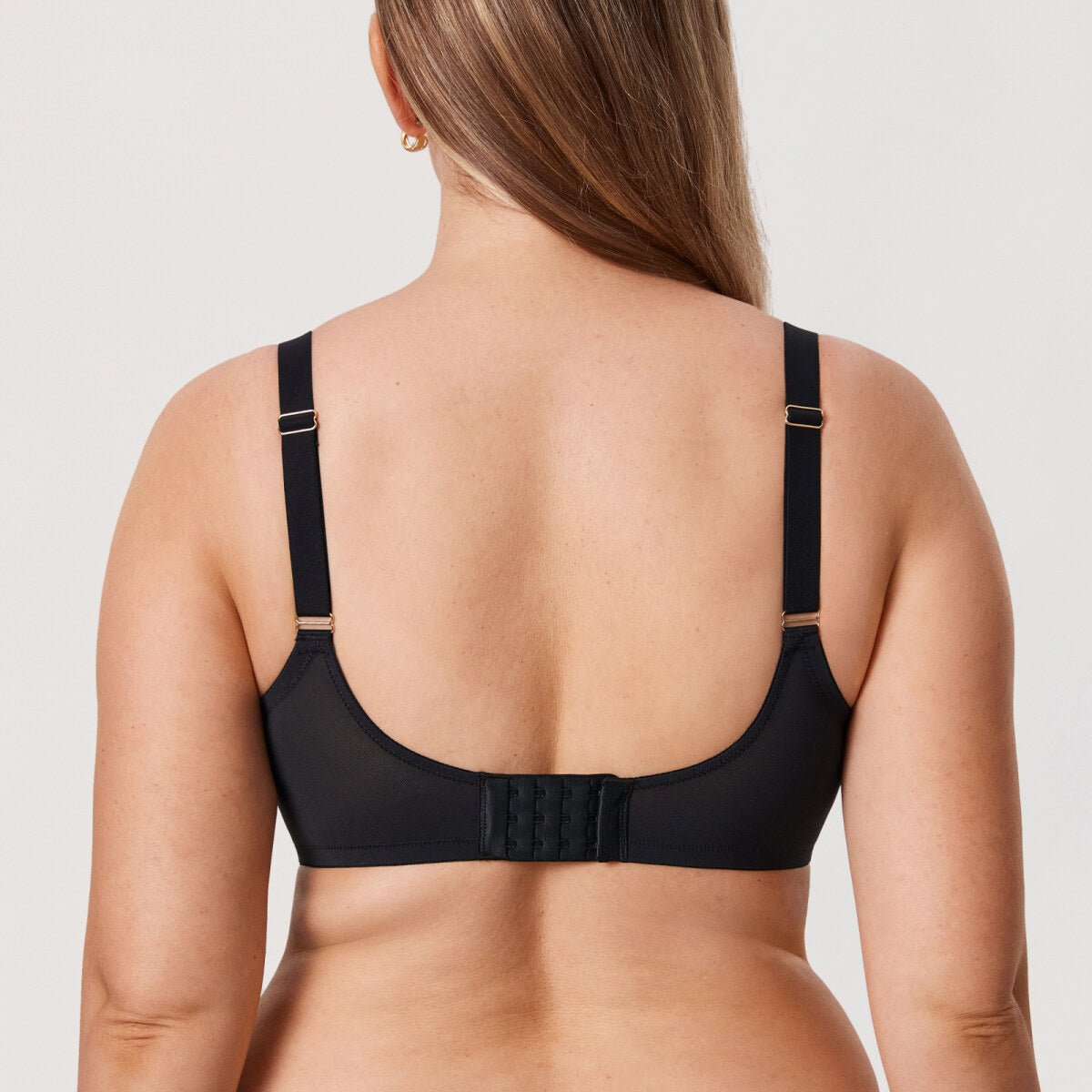 Cosnufy Sheer Mesh Plunge Underwire Full Coverage Bra