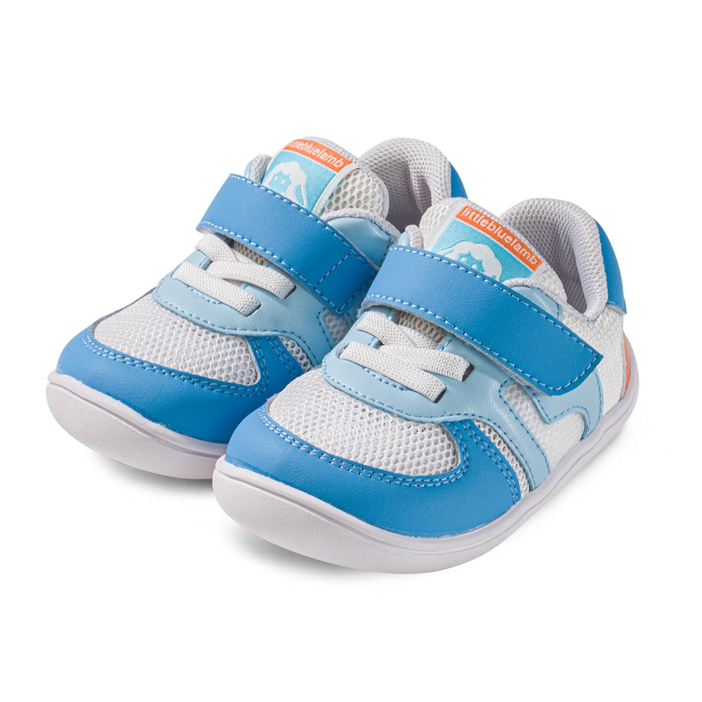 cotton candy soft sole non slip pre walker baby sneakers all blue 2