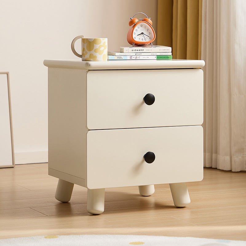 creamy white bedside kids cabinet all 2