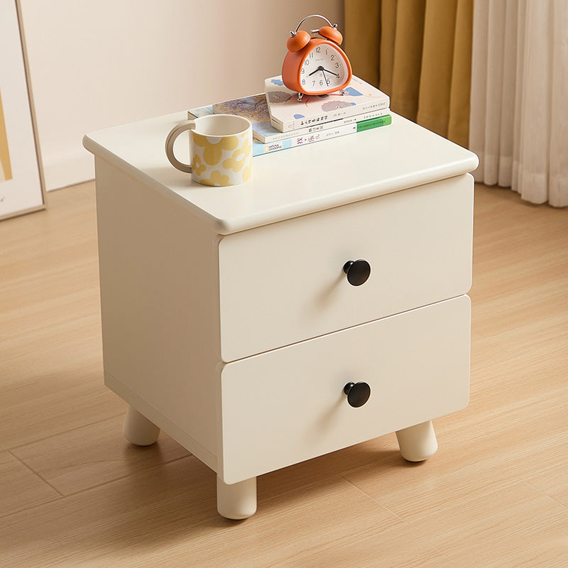creamy white bedside kids cabinet all 3