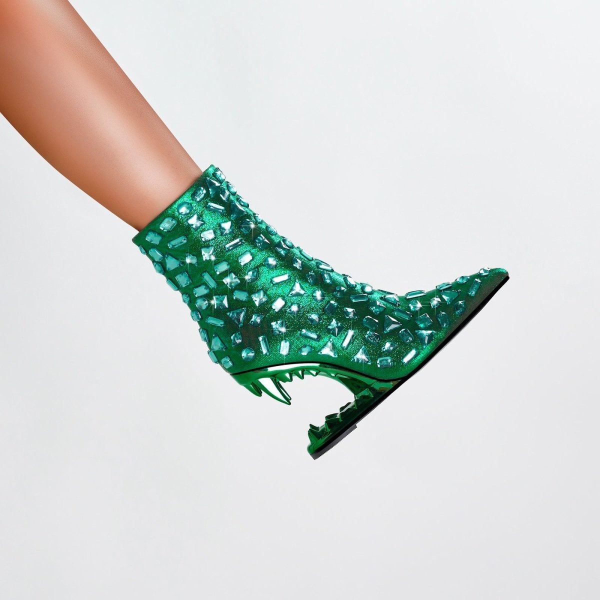 crystal - shard - encrusted - bite - heel - ankle - boots_all_green_9.jpg