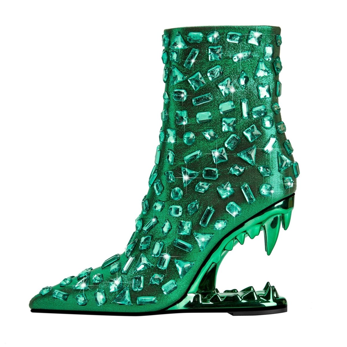 crystal - shard - encrusted - bite - heel - ankle - boots_all_green_1.jpg
