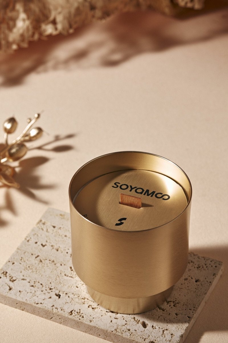 Cuban Cigar Luxe Metal Tin Candle