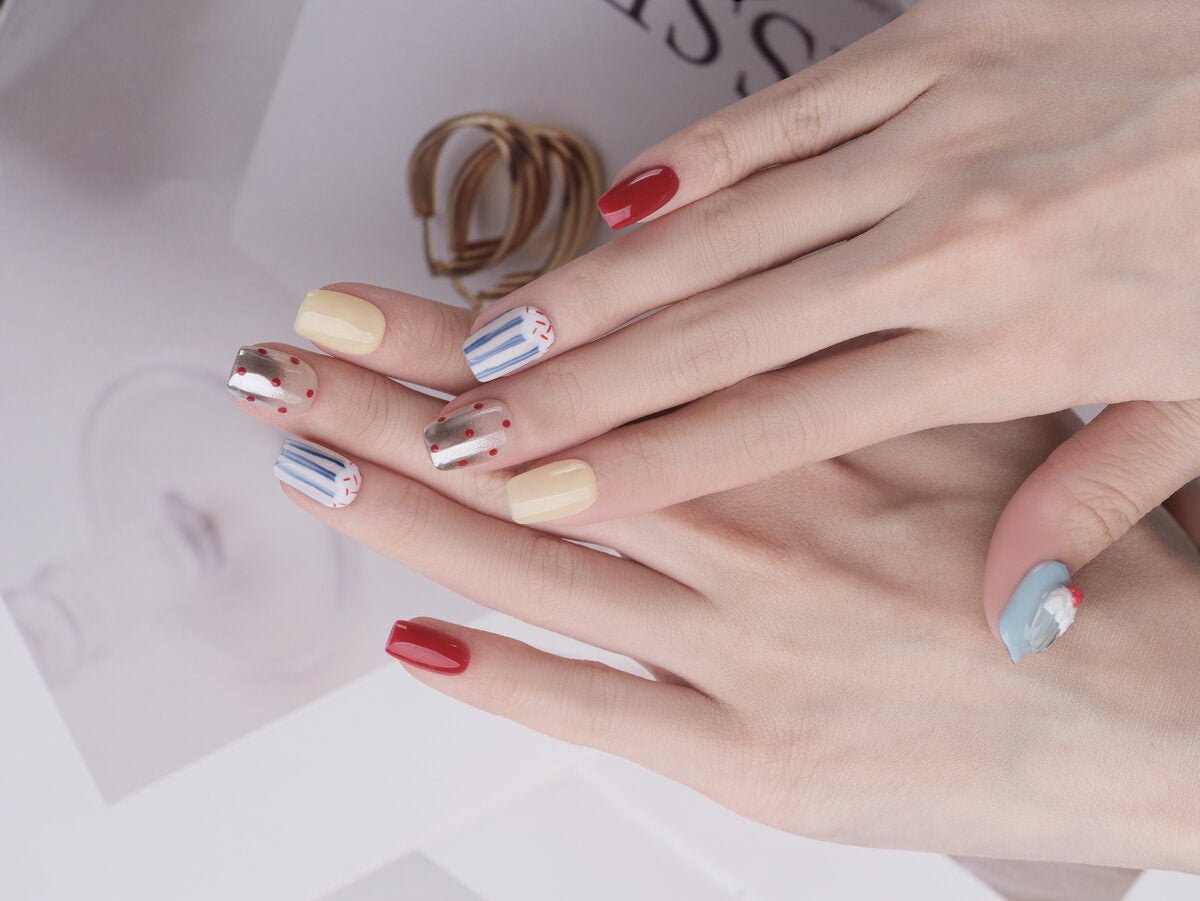 Cupcake Party 3D Cupcake Press-On Nails