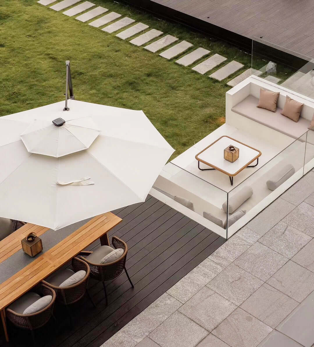 curry long dining table all natural 1