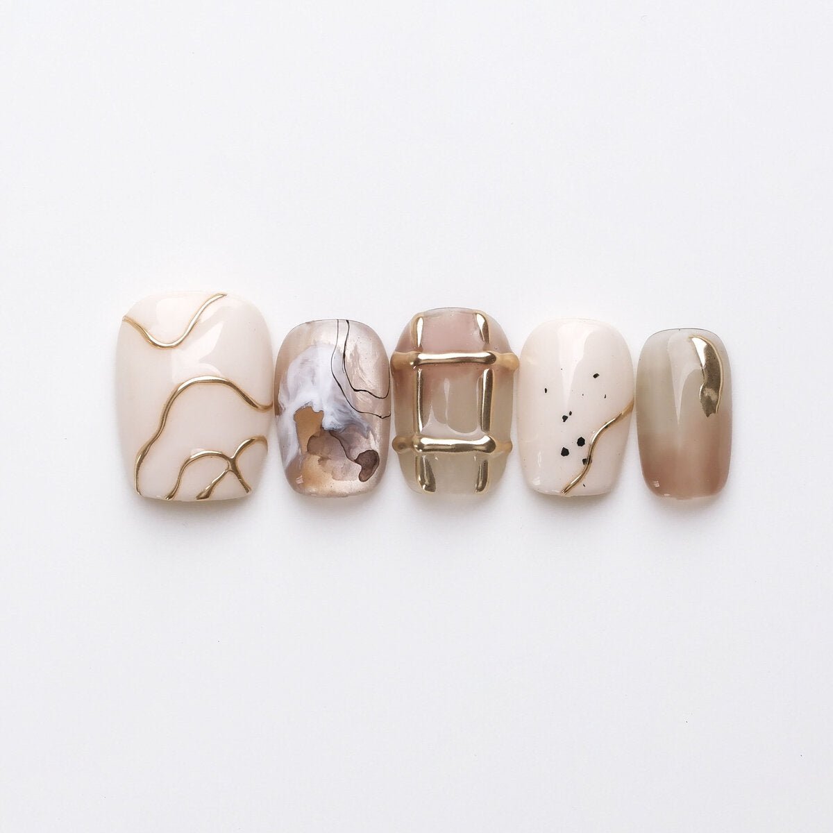 Dawn 3D Press-On Nails