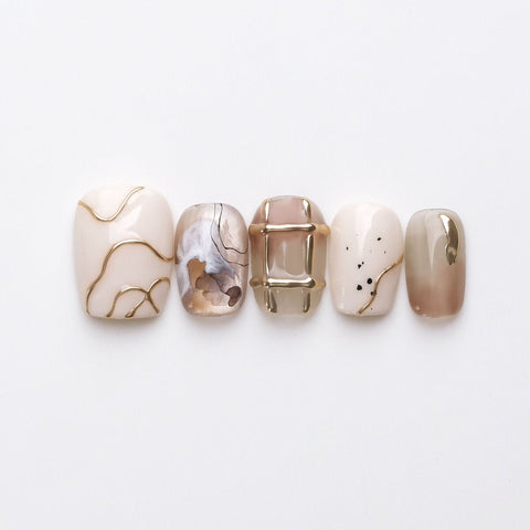 Dawn 3D Press-On Nails