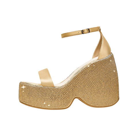 Dazzling Fairy Round Open Toe Ankle Strap Sandals