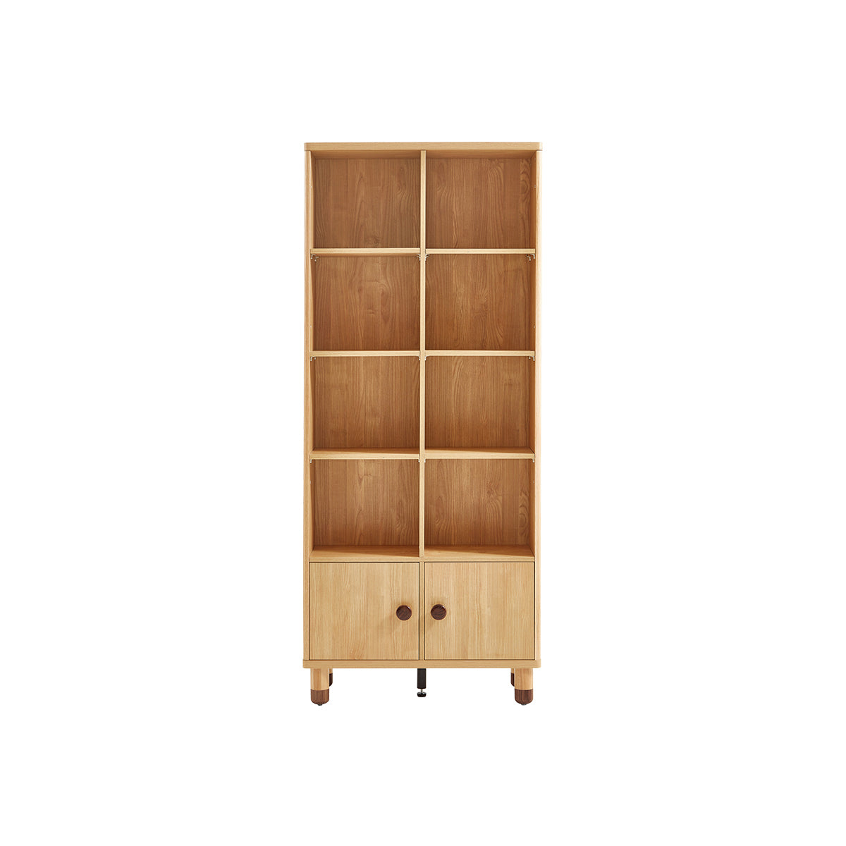 dear bear kids oak storage bookshelf 10 grid oak 3