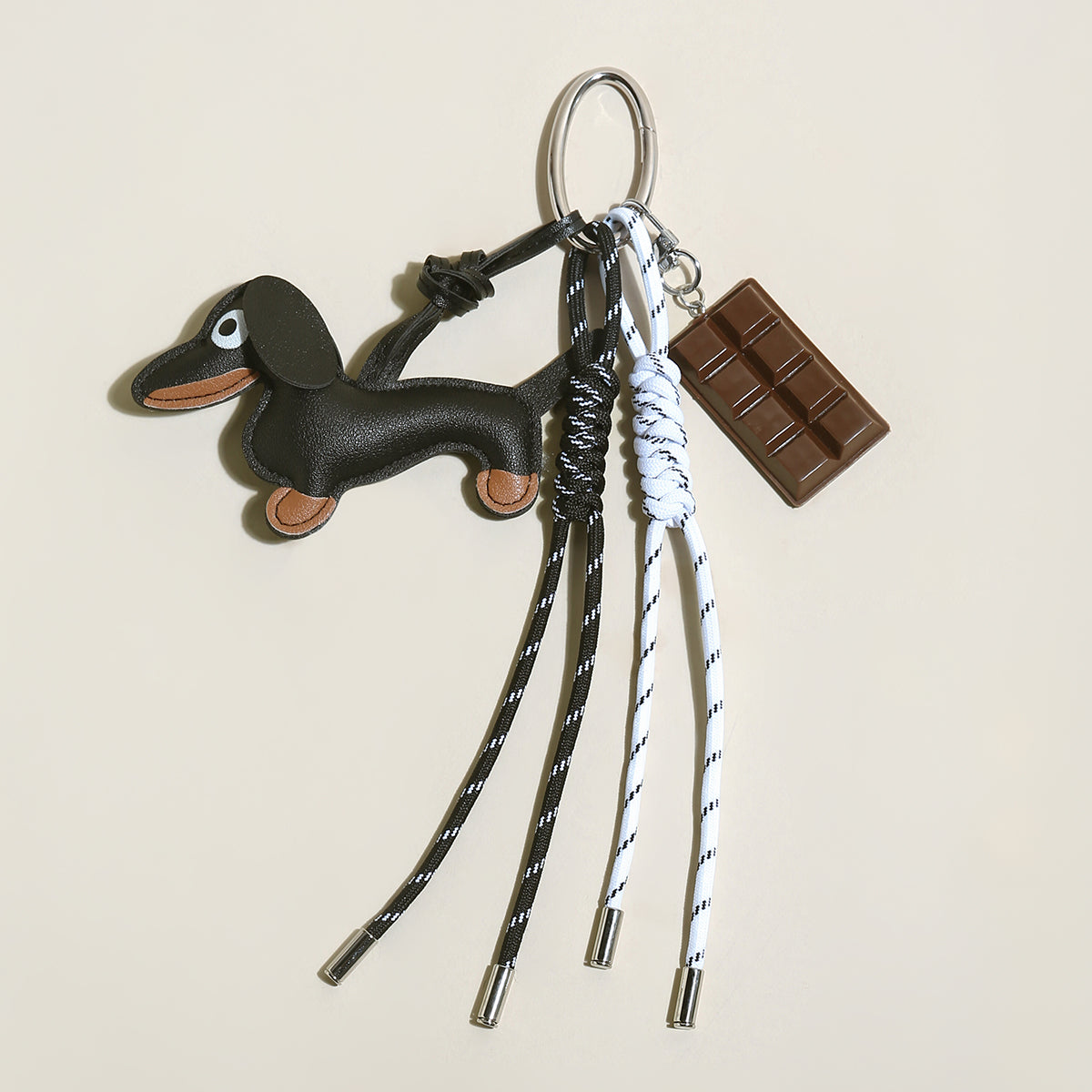 dear dachshund bag charm black 1