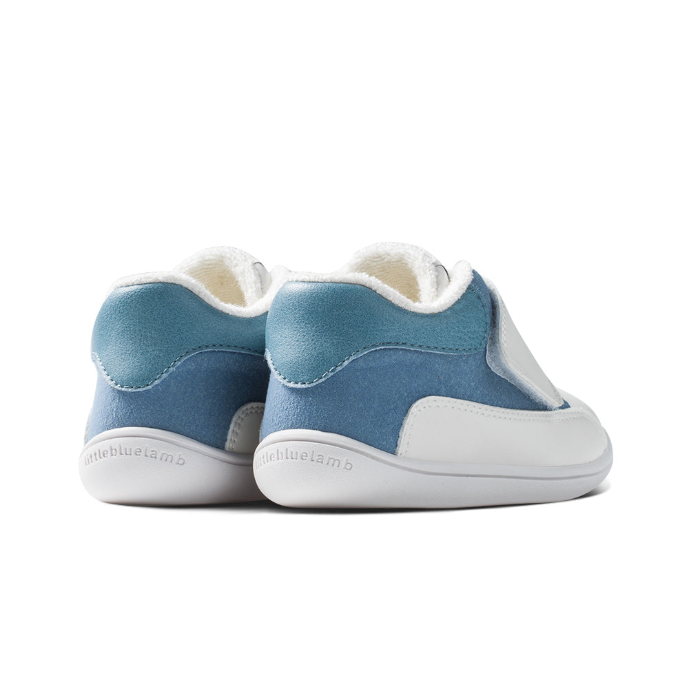 delightful pre walker mid top sneakers all blue 4