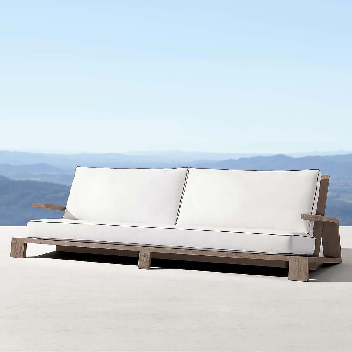 Denton Dreamy Teak Sofa - 0cm