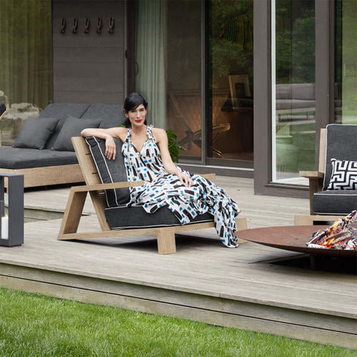 Denton Dreamy Teak Sofa - 0cm