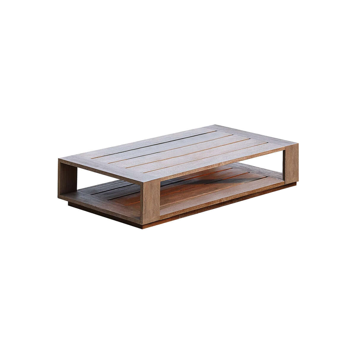 denton rustic coffee table 1.52m mocha 1