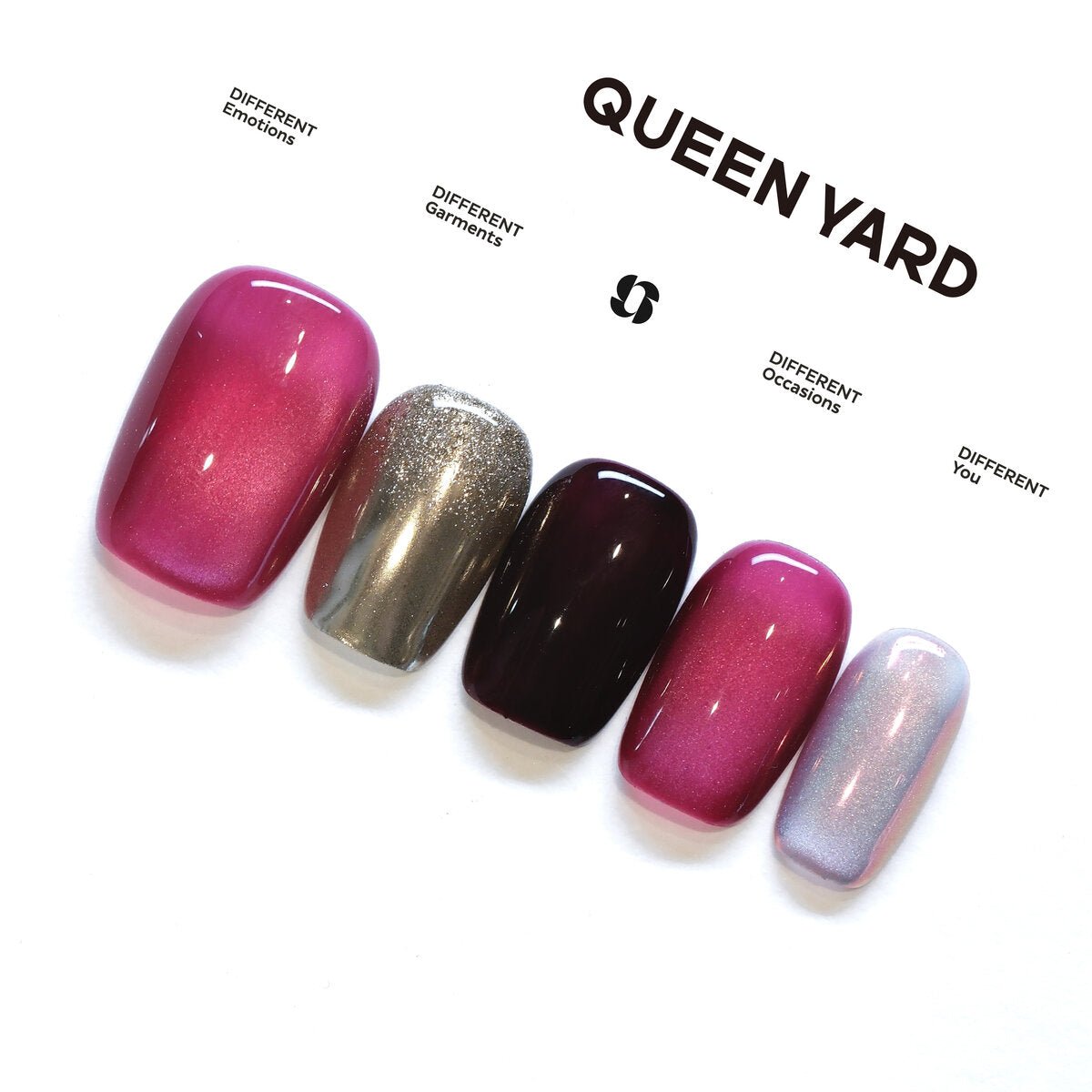 Dragon Fruit Cat-Eye Press-On Nails